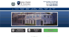 Desktop Screenshot of jzainsurance.com